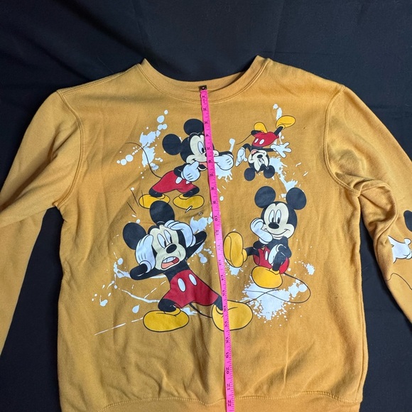 Disney Mickey Mouse Men's Sweater - Mustard - Picture 5 of 6